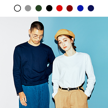 [printstar] 17수 102 베이직 라운드 긴팔-시보리X (성인/아동)