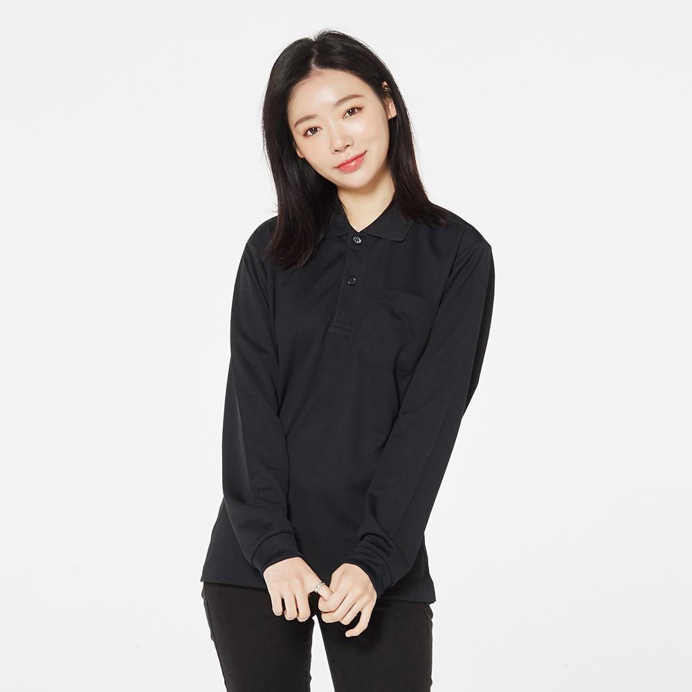 [glimmer] 335 드라이 긴팔 포켓 카라티