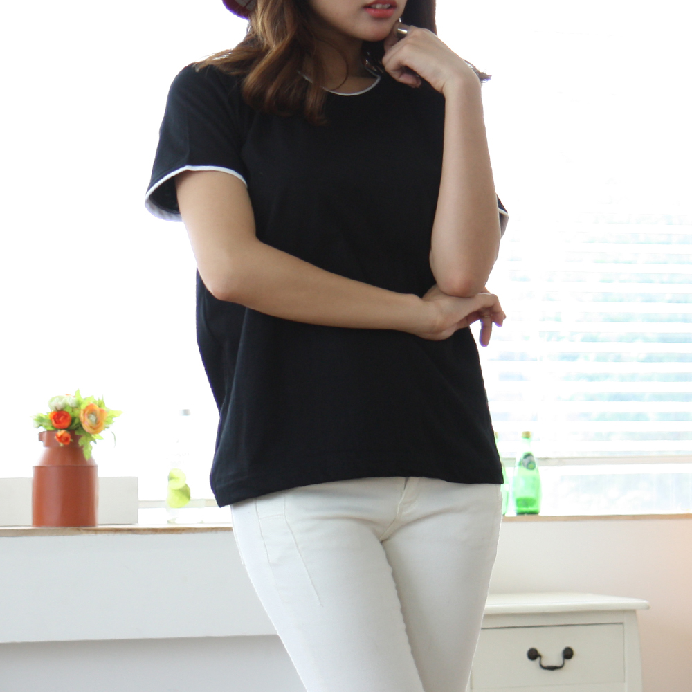 30수 이중에리 라운드 반팔