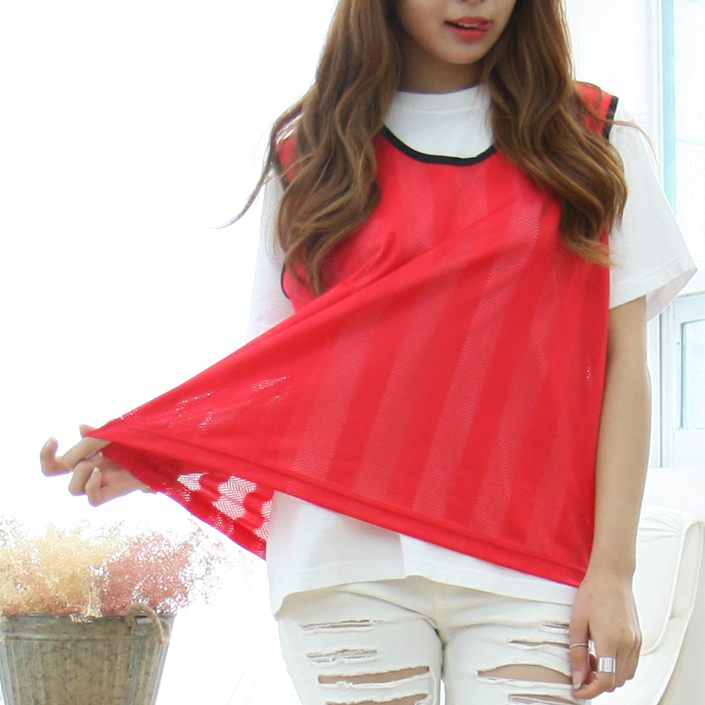 망사 팀 조끼 (아동/성인)