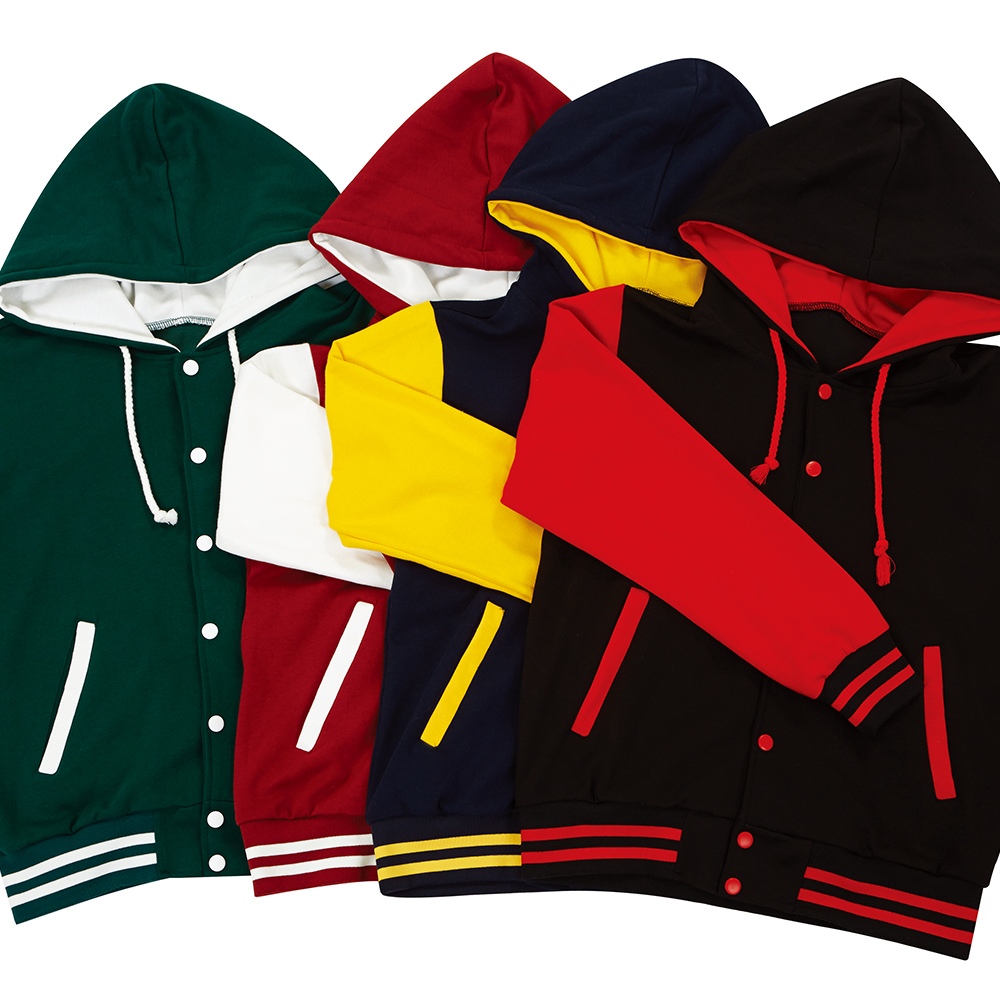 아동 특양면 후드 야구잠바