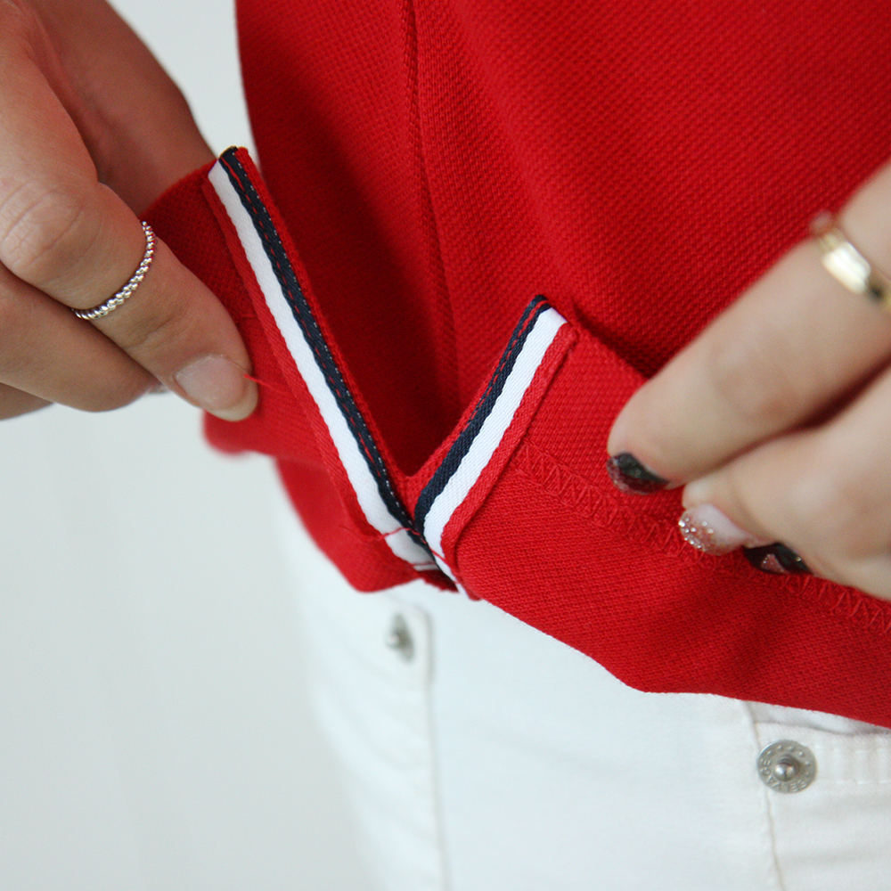 20수 테잎 배색 카라티 (반팔/긴팔)