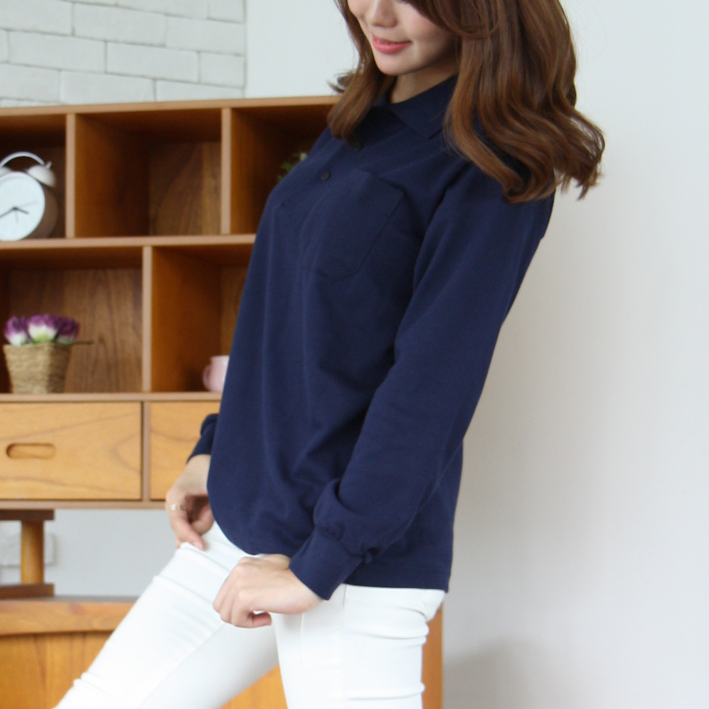 30수 포켓 PK 폴로 긴팔