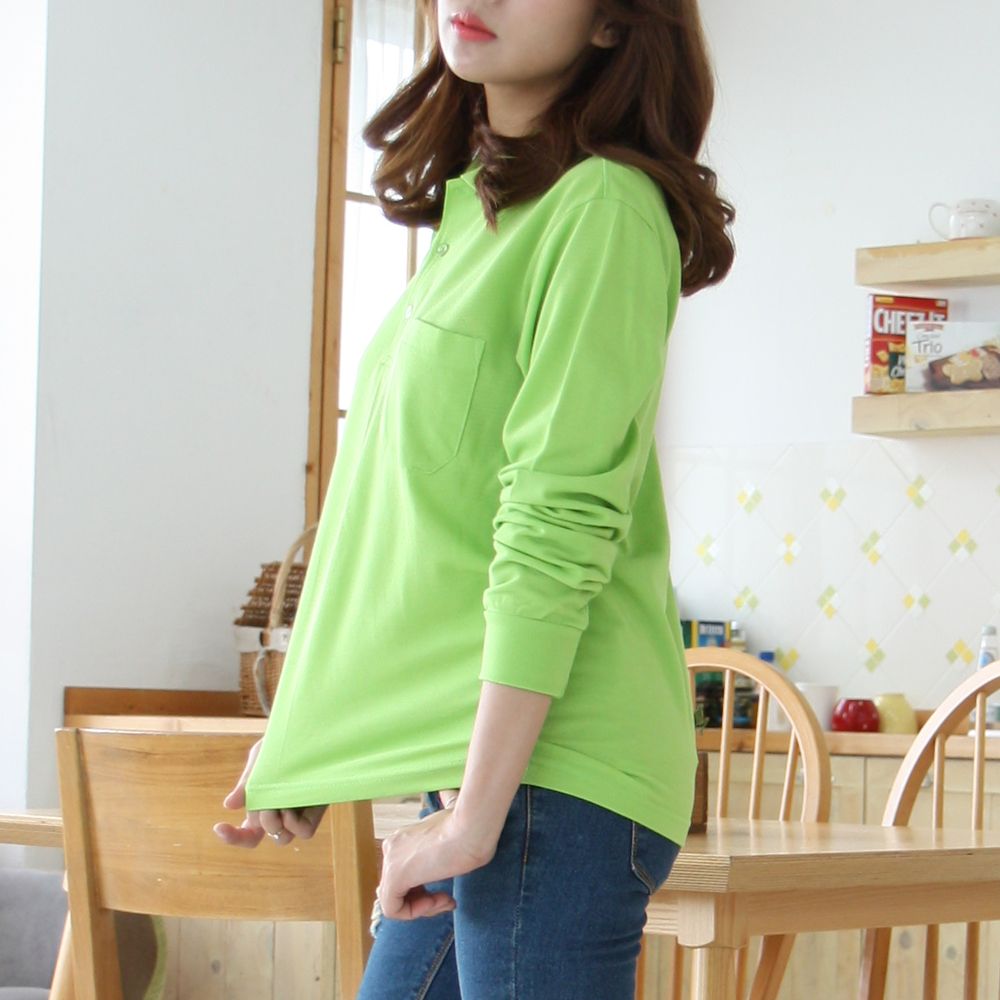 30수 포켓 PK 폴로 긴팔