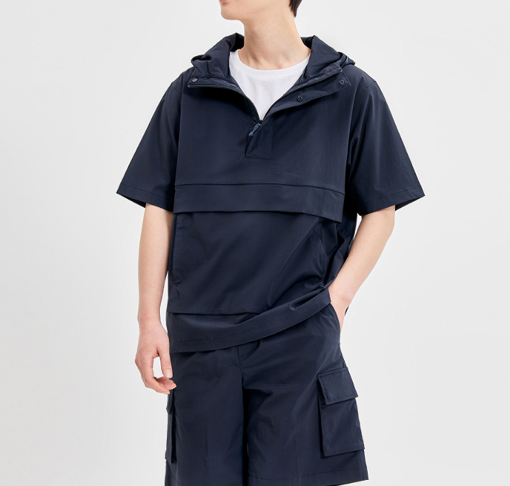 스판 반팔 아노락 AN150