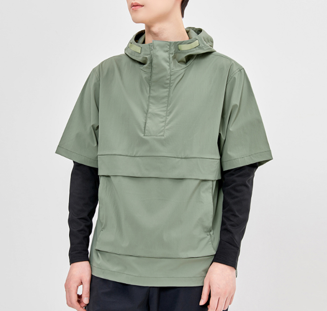 스판 반팔 아노락 AN150