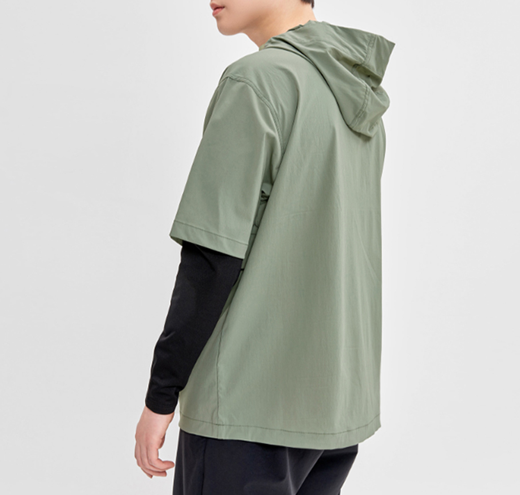 스판 반팔 아노락 AN150