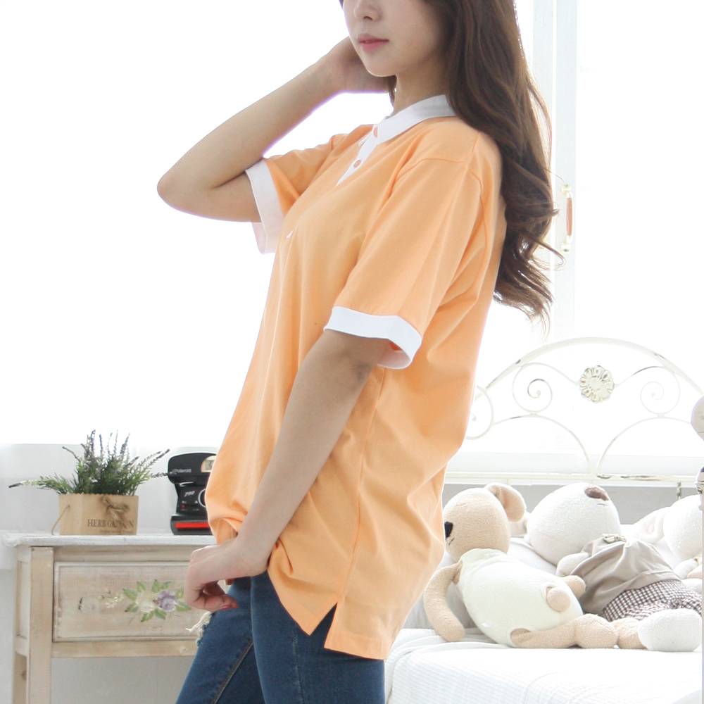 순면 26수 캐주얼형 Y카라