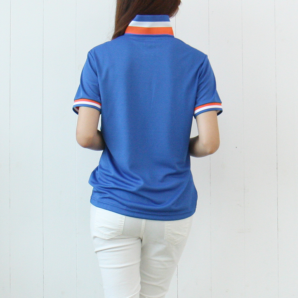 니즈 자가드 쿨론 카라 반팔