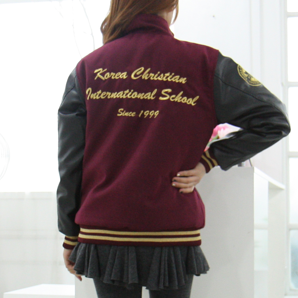 슬림형(하이넥) 야구점퍼 - 한국기독국제학교