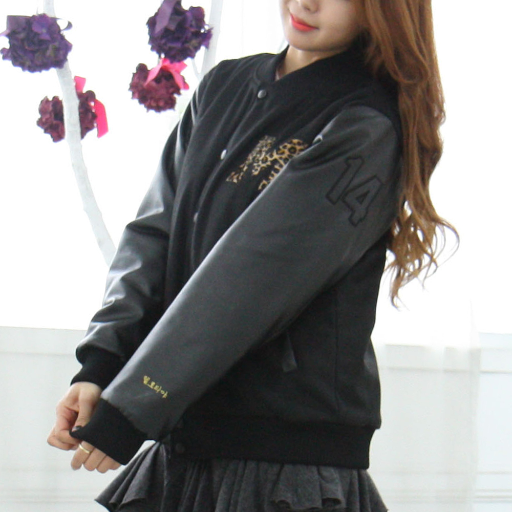 슬림형 야구점퍼 - MAKE A MESS