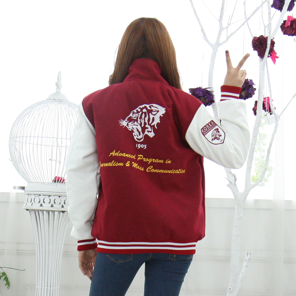 슬림형(하이넥) 야구점퍼 - 고려대 언론대학원