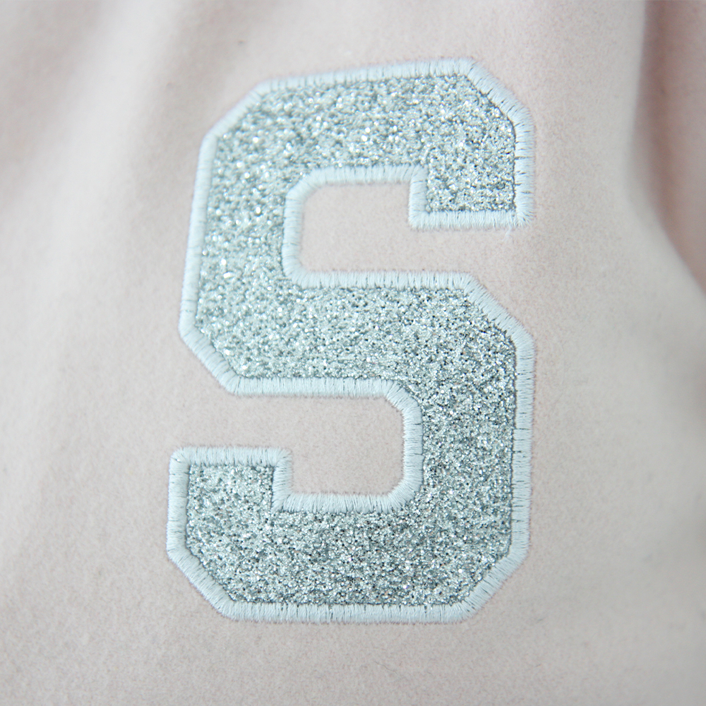 슬림형(반짝이) 야구점퍼 - 성신여대 베이비 핑크