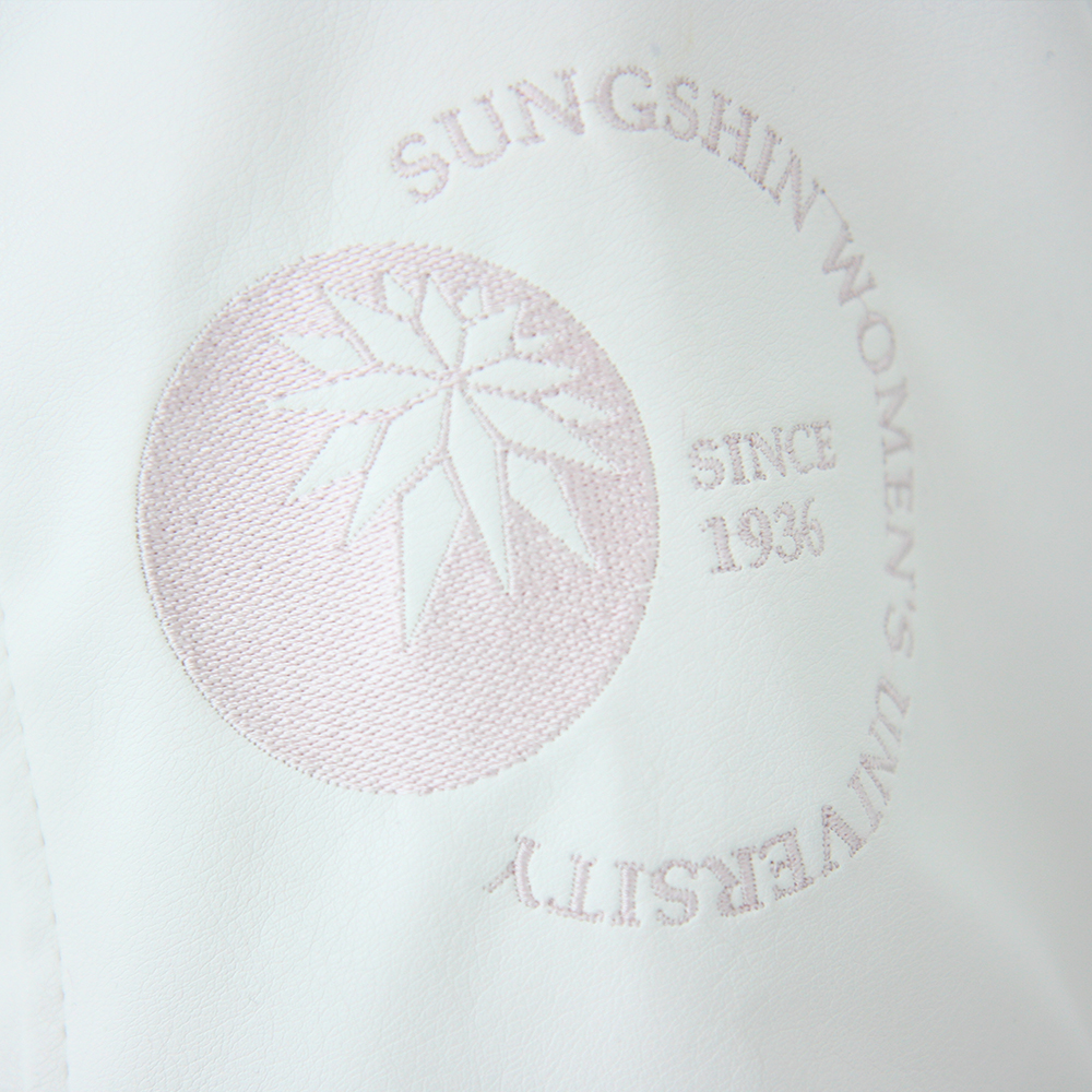 슬림형(반짝이) 야구점퍼 - 성신여대 베이비 핑크