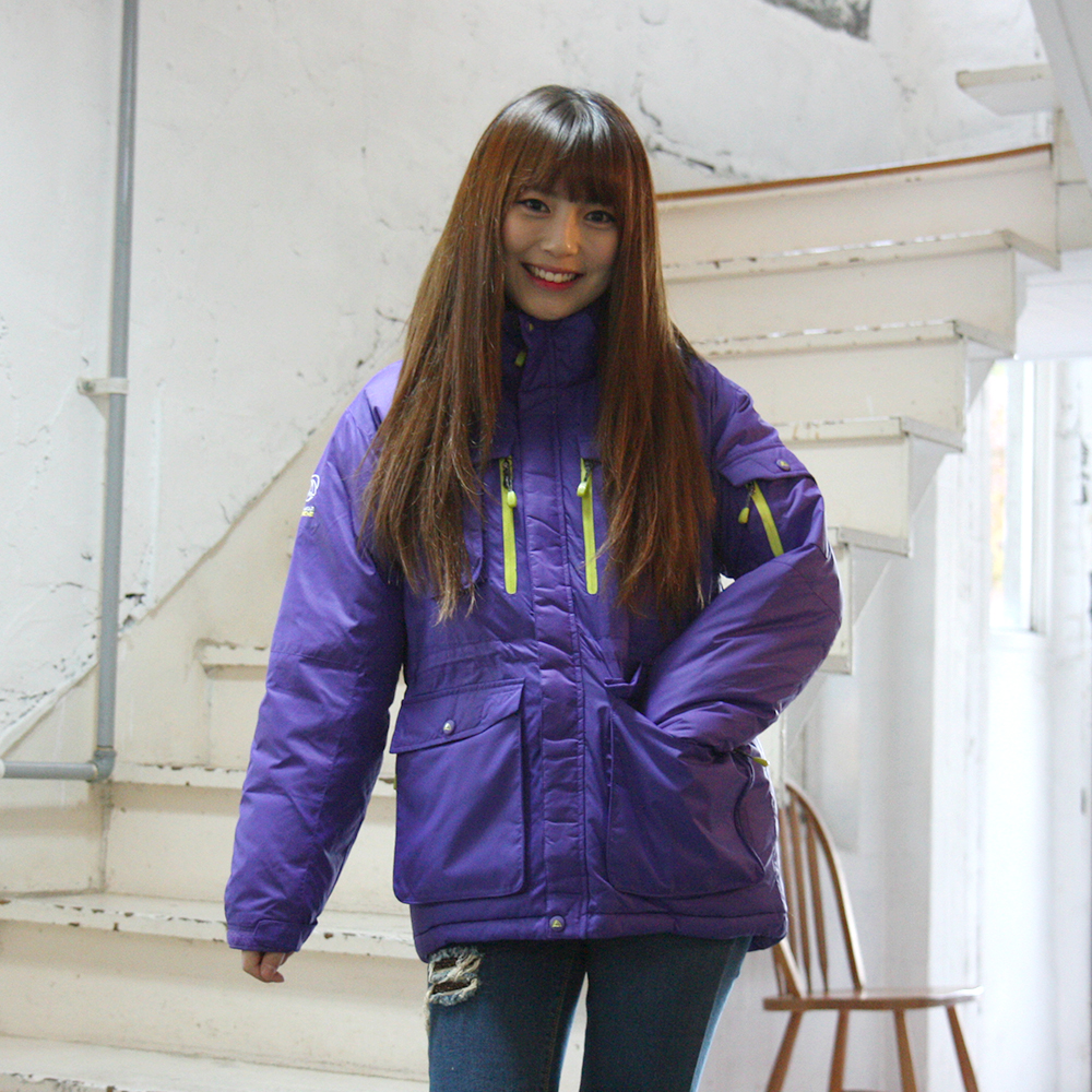 비비드 덕다운 패딩