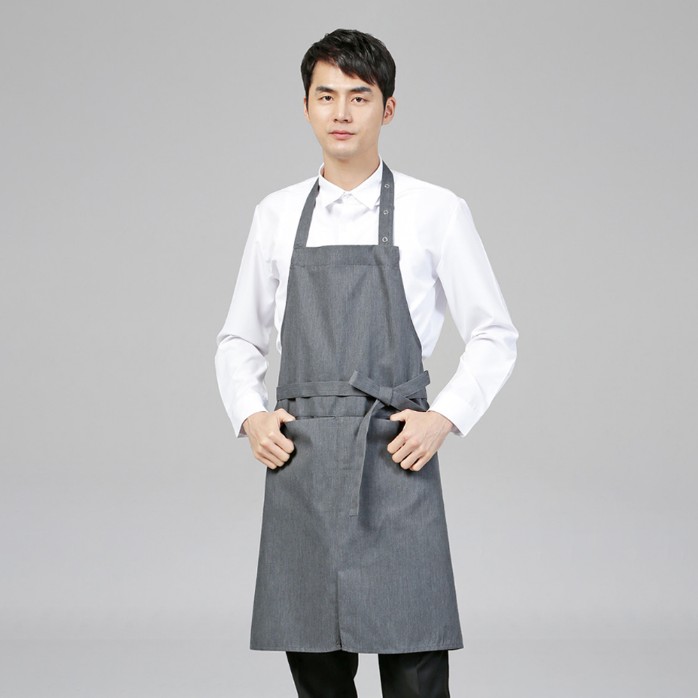 스냅 트임 목걸이형 앞치마