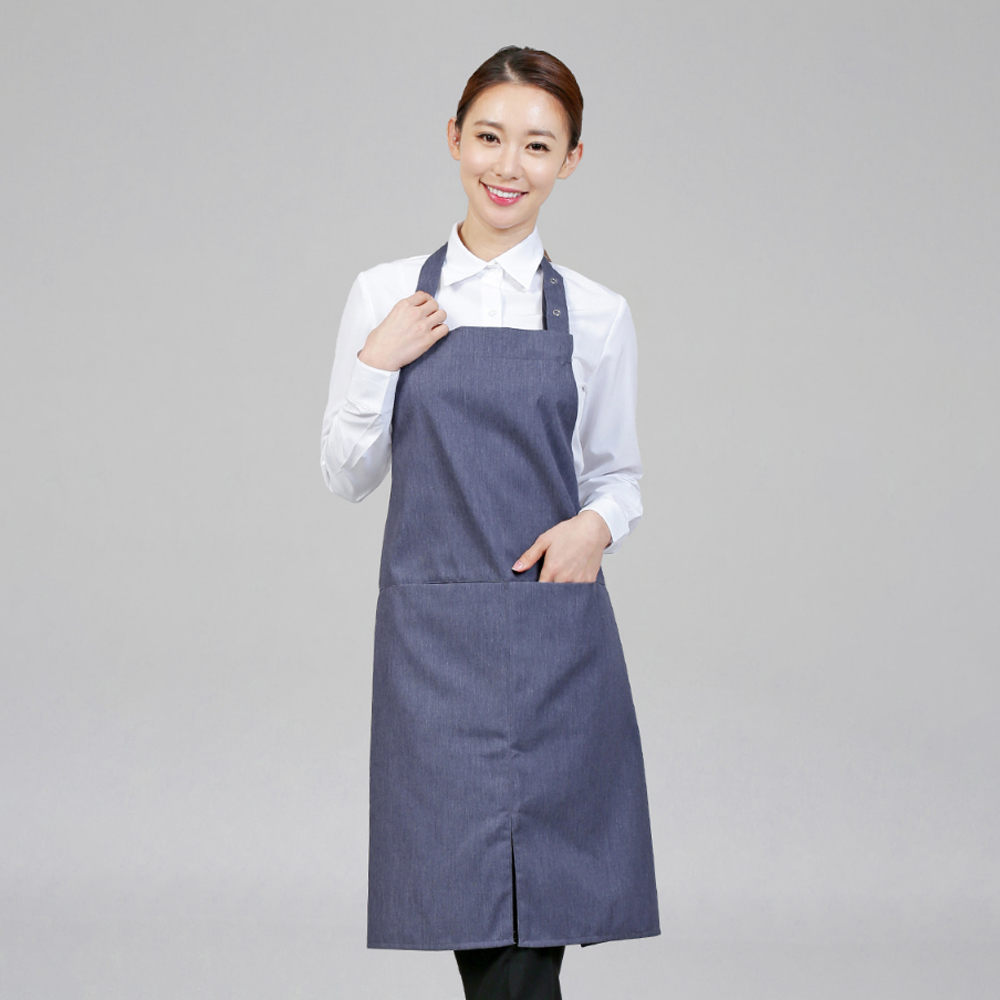 스냅 트임 목걸이형 앞치마