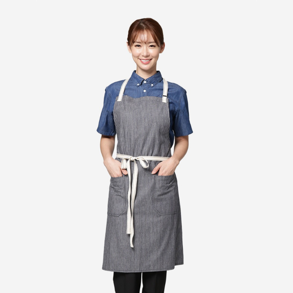 스티치끈 목걸이형 앞치마