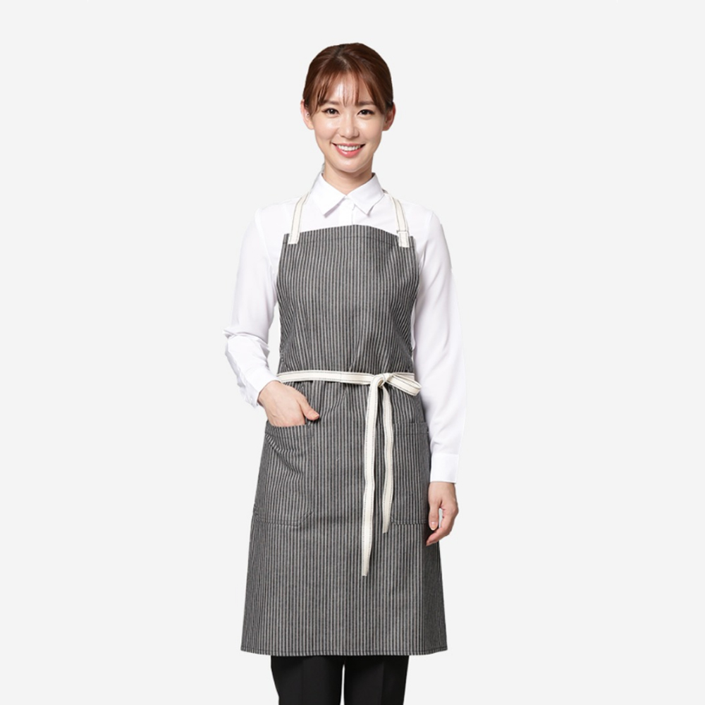 스티치끈 목걸이형 앞치마