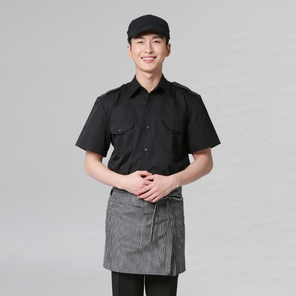 트임 미니랩 면 앞치마