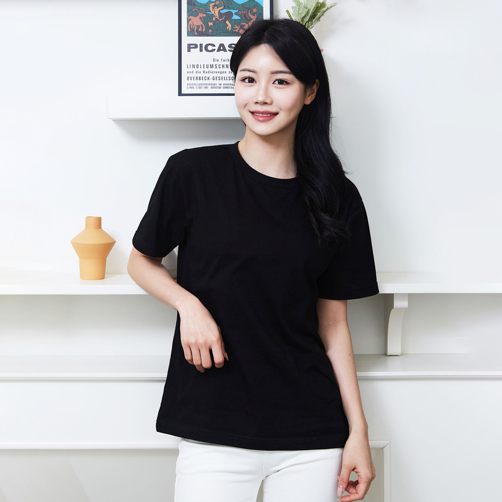40수 에어리핏 라운드 반팔
