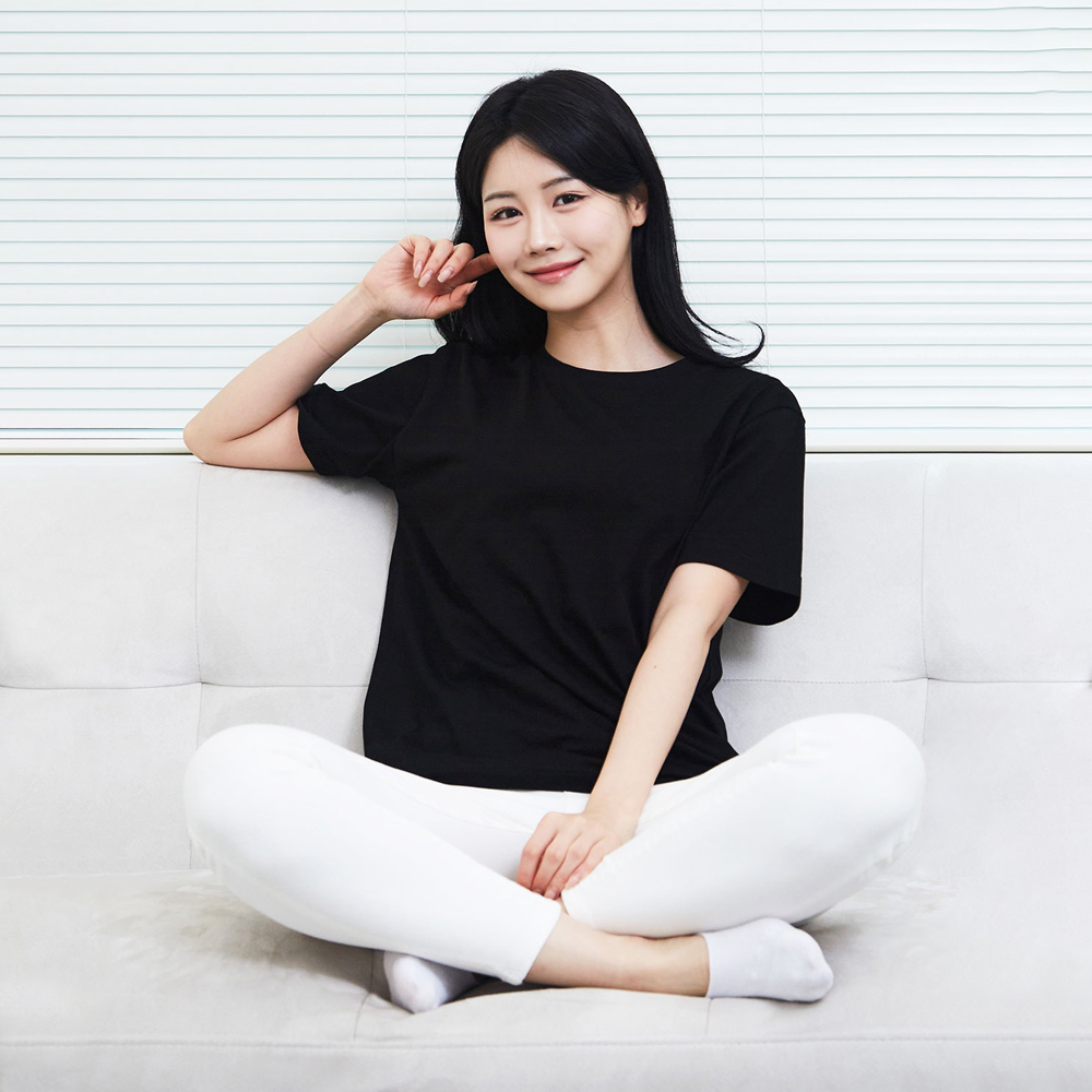 40수 에어리핏 라운드 반팔