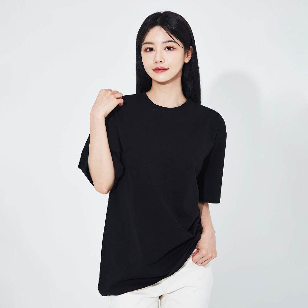 15수 오버핏 라운드 반팔