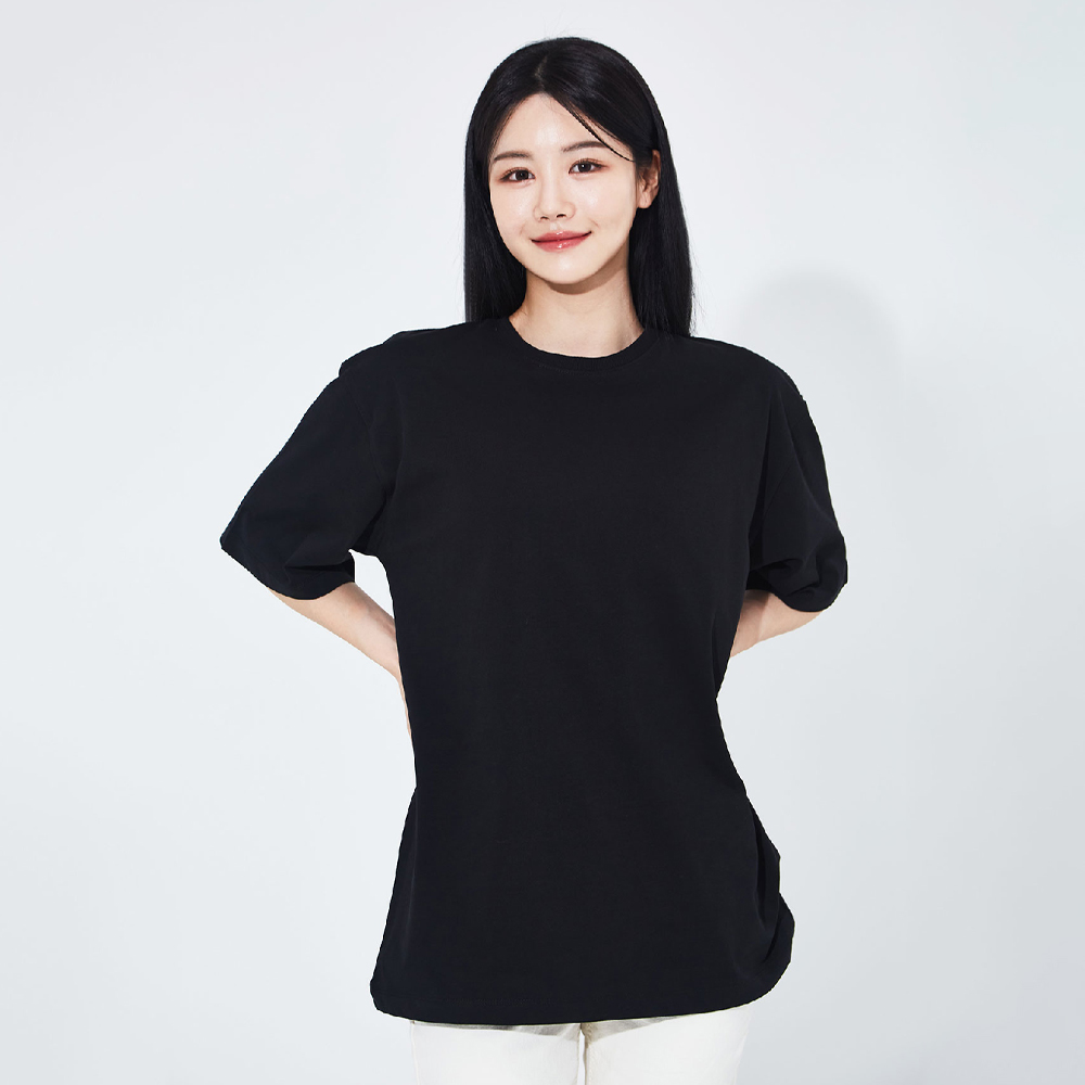 15수 오버핏 라운드 반팔