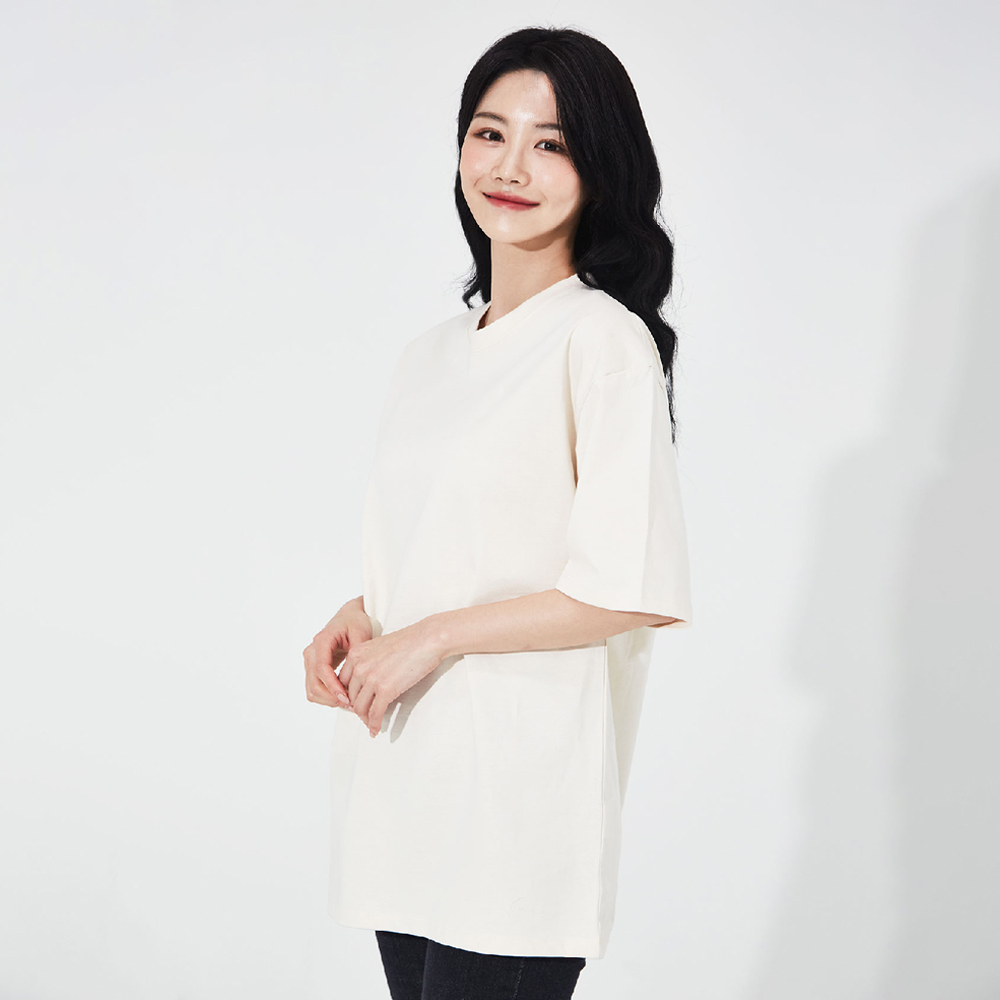 15수 오버핏 라운드 반팔