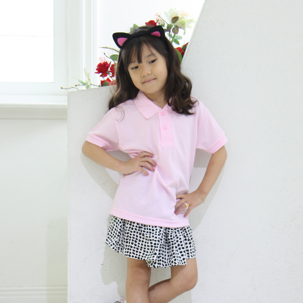 아동 20수 고급형 반팔 카라