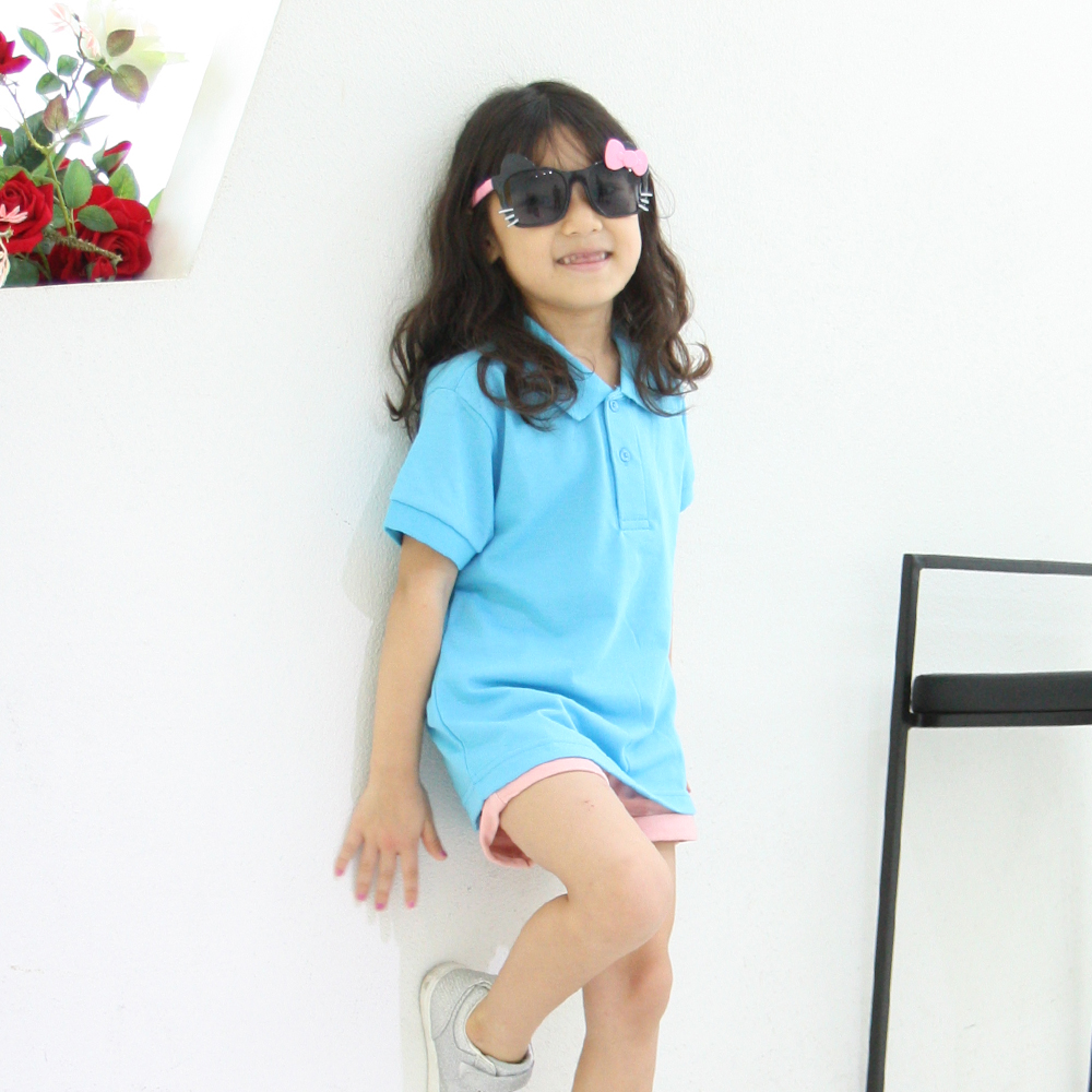 아동 20수 고급형 반팔 카라