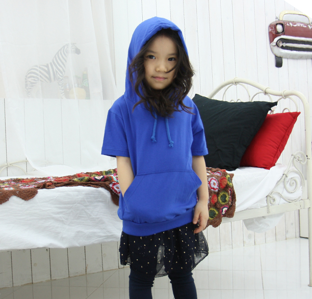 아동 고급형 20수 반팔 후드