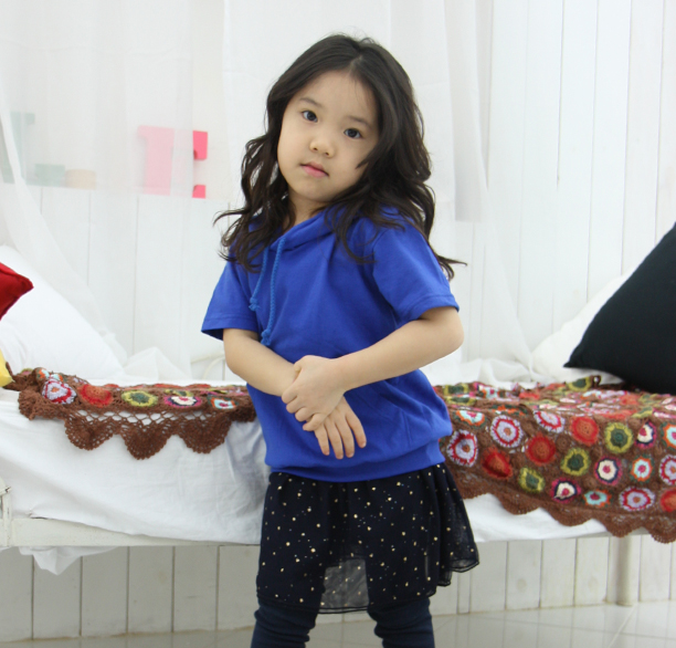 아동 고급형 20수 반팔 후드