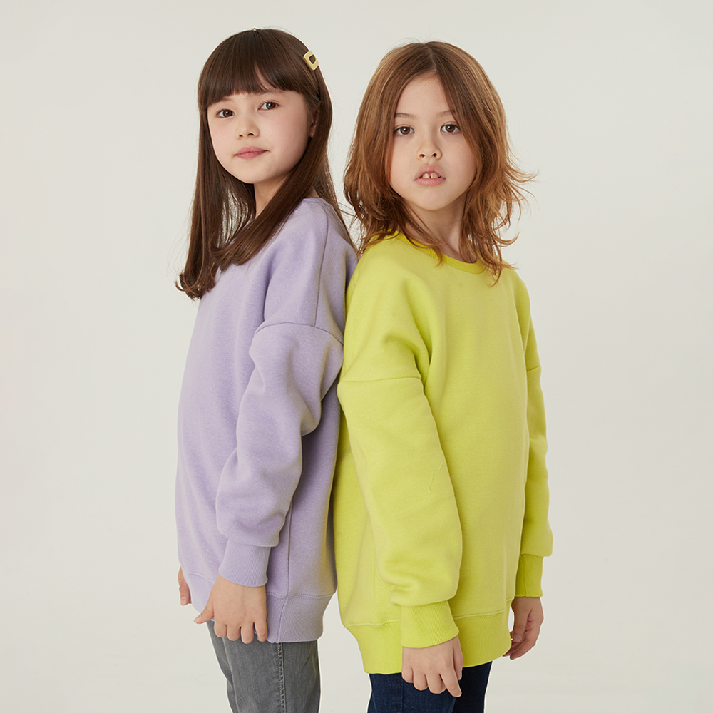 [필잇] 키즈 시그니처 기모 맨투맨 (성인/아동)