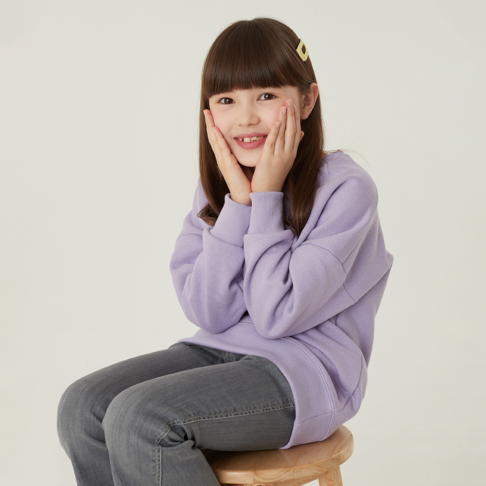 [필잇] 키즈 시그니처 기모 맨투맨 (성인/아동)