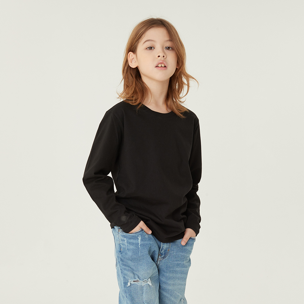 [필잇] 키즈 시그니처 라운드 긴팔티  (성인/아동)