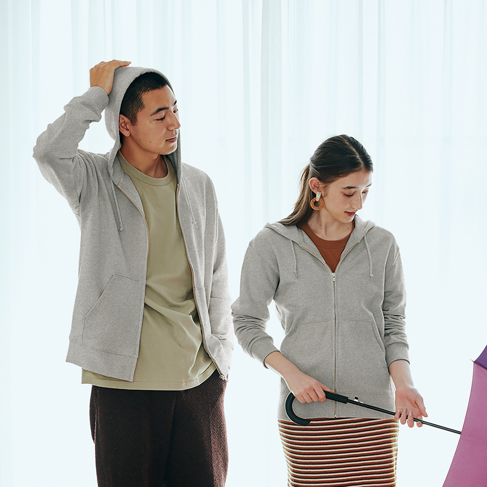 [printstar] 273 오버핏 기모 후드집업