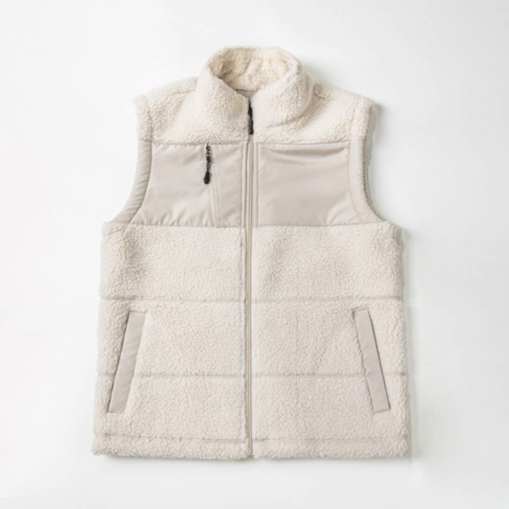 미라클 양털 본딩 후리스 조끼