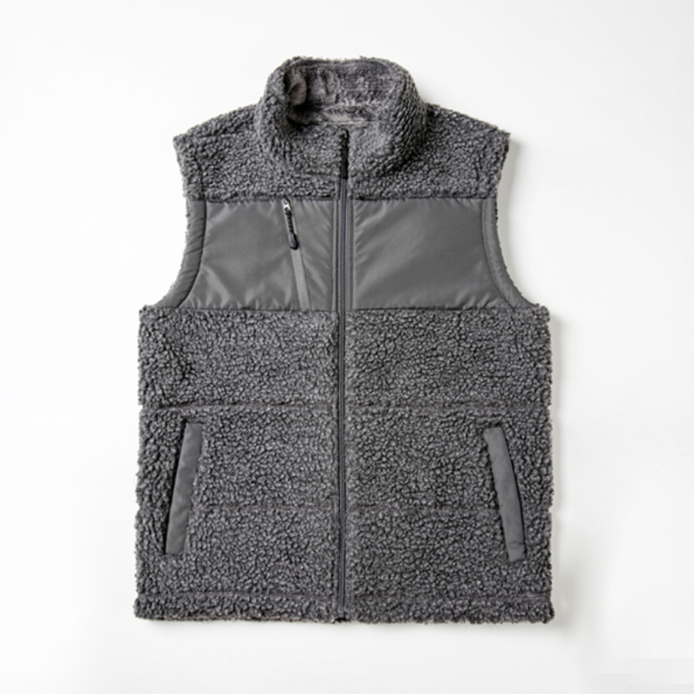 미라클 양털 본딩 후리스 조끼