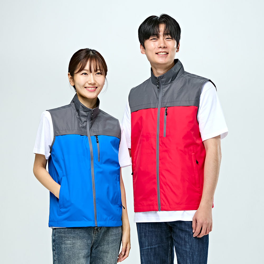 미라클 도비립 배색조끼