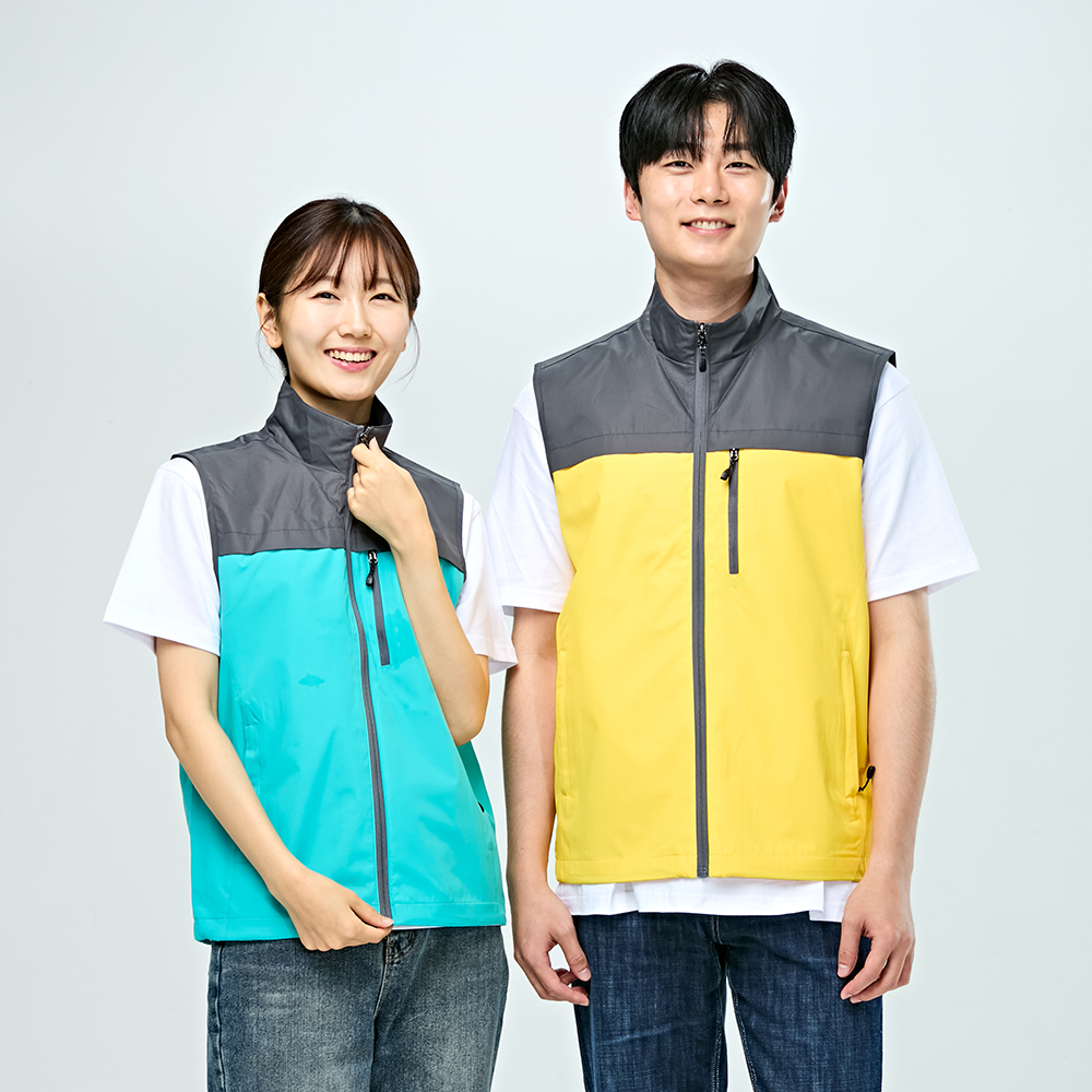 미라클 도비립 배색조끼