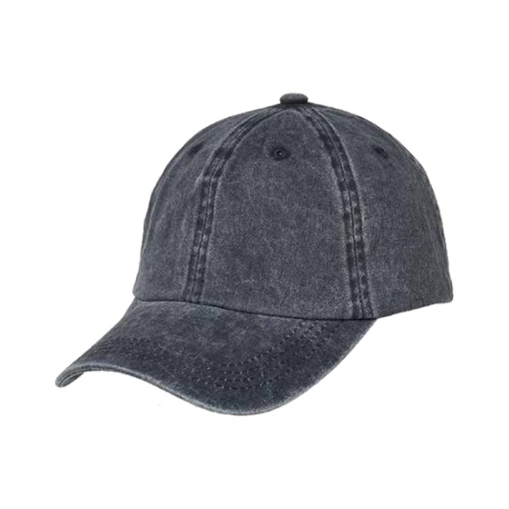 육각 무지 워싱캡 C-1003