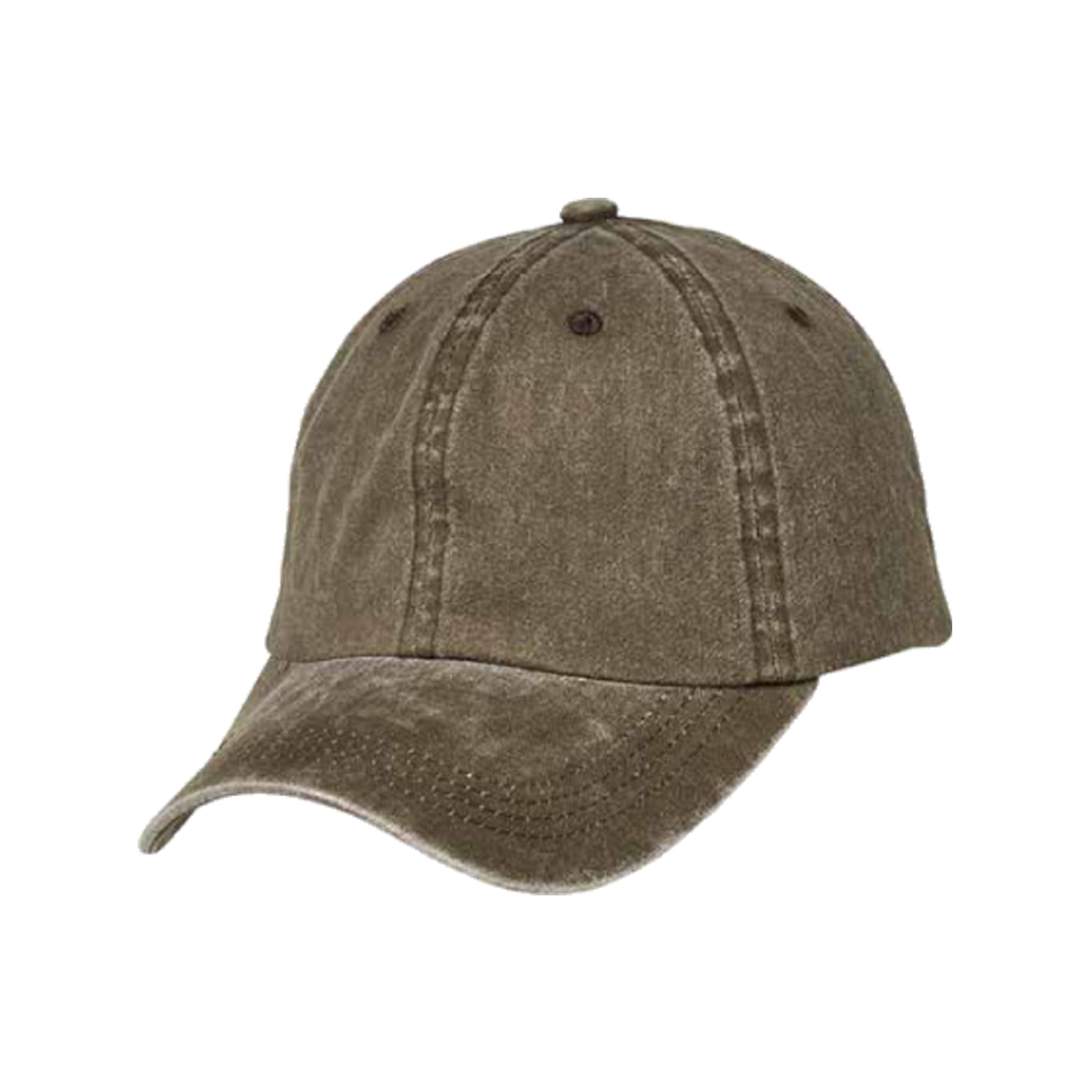 육각 무지 워싱캡 C-1003