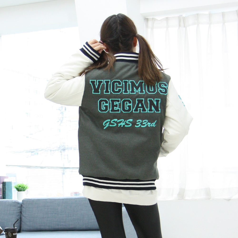 슬림형 야구점퍼 - 경남과학고 vicimus gegan