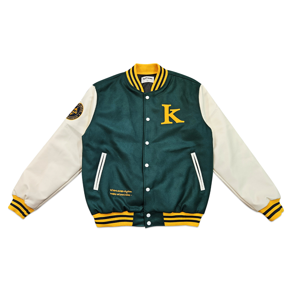 오버핏 야구점퍼 - 킹스크로스 버터비어(그린)