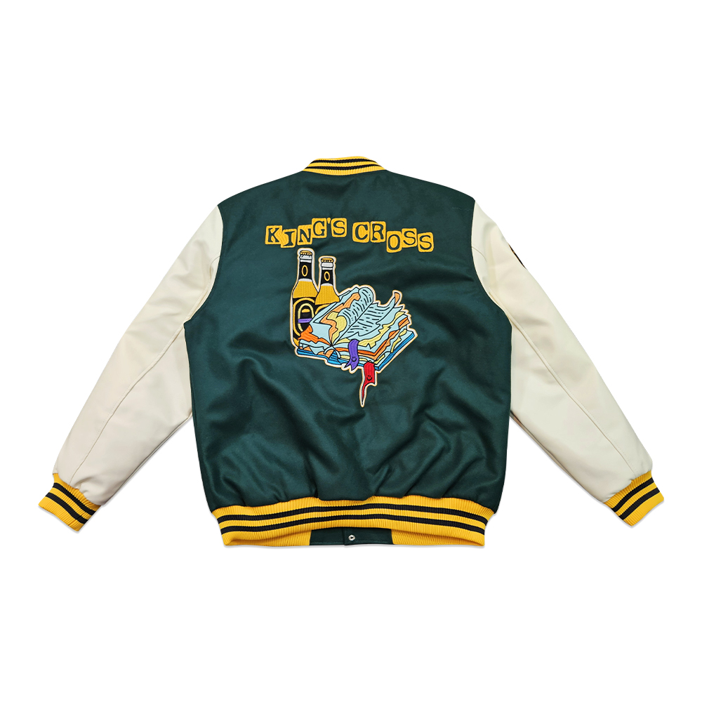 오버핏 야구점퍼 - 킹스크로스 버터비어(그린)