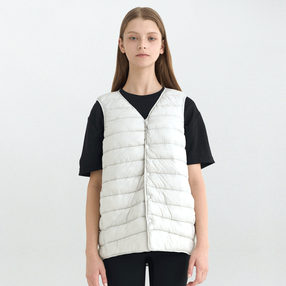 DK W670 패딩 브이넥 조끼